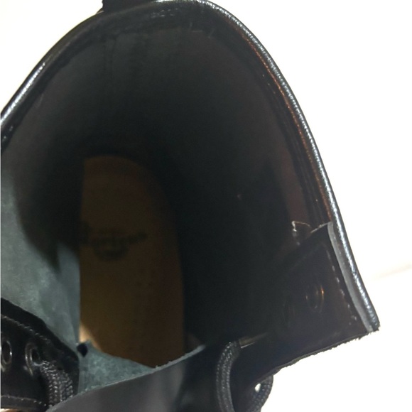 Dr. Martens unisex smooth Black Leather Lace-Up Boots size US 8 - Picture 5 of 8